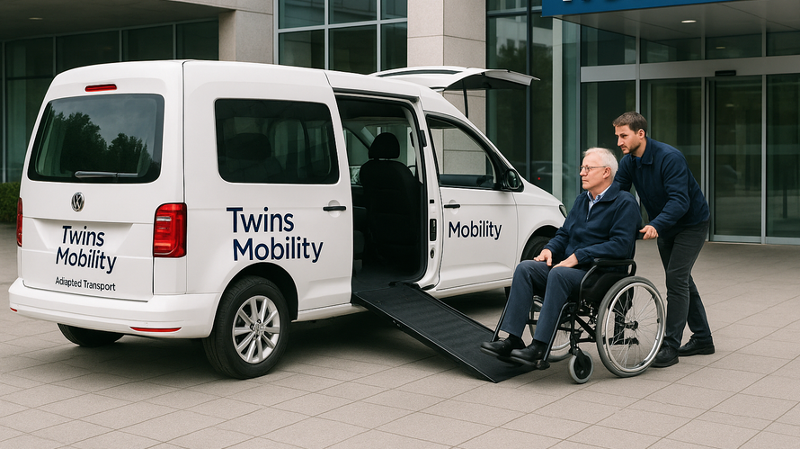 Véhicule TaxiPMR adapté